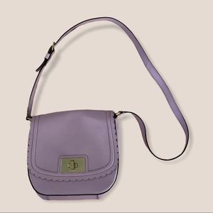 Kate Spade Purple Scalloped Bag